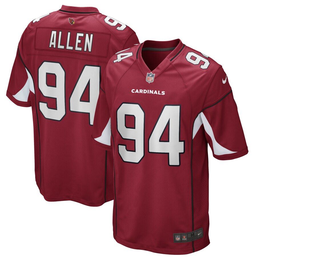 Men Arizona Cardinals #94 Zach Allen Nike Cardinal Game Player NFL Jersey->arizona cardinals->NFL Jersey